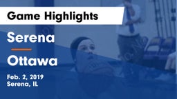 Serena  vs Ottawa Game Highlights - Feb. 2, 2019