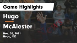 Hugo  vs McAlester  Game Highlights - Nov. 30, 2021