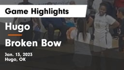 Hugo  vs Broken Bow  Game Highlights - Jan. 13, 2023