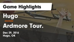 Hugo  vs Ardmore Tour. Game Highlights - Dec 29, 2016