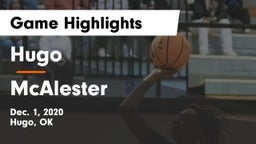 Hugo  vs McAlester  Game Highlights - Dec. 1, 2020