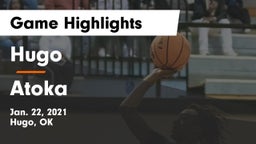 Hugo  vs Atoka  Game Highlights - Jan. 22, 2021