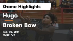 Hugo  vs Broken Bow  Game Highlights - Feb. 23, 2021