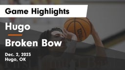 Hugo  vs Broken Bow  Game Highlights - Dec. 2, 2023