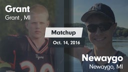 Matchup: Grant  vs. Newaygo  2016