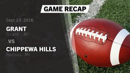 Recap: Grant  vs. Chippewa Hills  2016