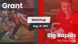 Matchup: Grant  vs. Big Rapids  2017