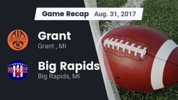 Recap: Grant  vs. Big Rapids  2017