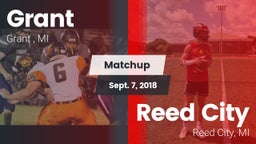 Matchup: Grant  vs. Reed City  2018