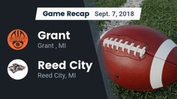 Recap: Grant  vs. Reed City  2018