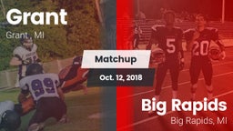 Matchup: Grant  vs. Big Rapids  2018