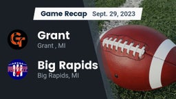 Recap: Grant  vs. Big Rapids  2023