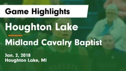 Houghton Lake  vs Midland Cavalry Baptist Game Highlights - Jan. 2, 2018