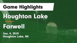 Houghton Lake  vs Farwell  Game Highlights - Jan. 4, 2018