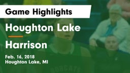 Houghton Lake  vs Harrison  Game Highlights - Feb. 16, 2018