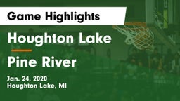 Houghton Lake  vs Pine River  Game Highlights - Jan. 24, 2020