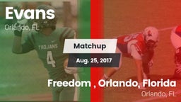 Matchup: Evans  vs. Freedom , Orlando, Florida 2017
