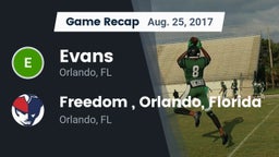 Recap: Evans  vs. Freedom , Orlando, Florida 2017