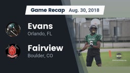 Recap: Evans  vs. Fairview  2018