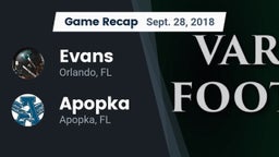 Recap: Evans  vs. Apopka  2018