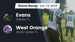 Recap: Evans  vs. West Orange  2018