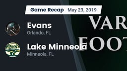 Recap: Evans  vs. Lake Minneola  2019
