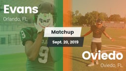 Matchup: Evans  vs. Oviedo  2019