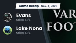 Recap: Evans  vs. Lake Nona  2022