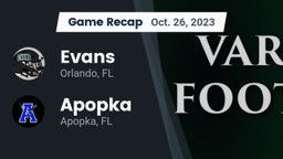 Recap: Evans  vs. Apopka  2023