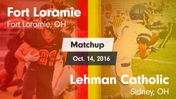 Matchup: Fort Loramie High vs. Lehman Catholic  2016