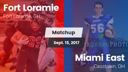 Matchup: Fort Loramie High vs. Miami East  2017