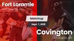 Matchup: Fort Loramie High vs. Covington  2018