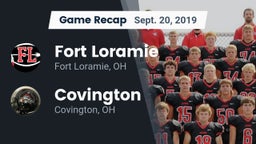 Recap: Fort Loramie  vs. Covington  2019