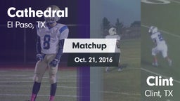 Matchup: Cathedral High Schoo vs. Clint  2016