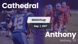 Matchup: Cathedral High Schoo vs. Anthony  2017