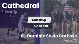 Matchup: Cathedral High Schoo vs. St. Dominic Savio Catholic  2018