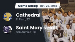 Recap: Cathedral  vs. Saint Mary's Hall  2018