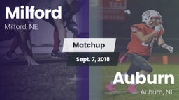 Matchup: Milford  vs. Auburn  2018