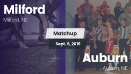 Matchup: Milford  vs. Auburn  2019