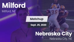 Matchup: Milford  vs. Nebraska City  2020