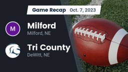 Recap: Milford  vs. Tri County  2023