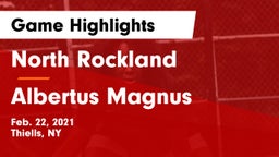 North Rockland  vs Albertus Magnus  Game Highlights - Feb. 22, 2021