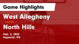 West Allegheny  vs North Hills  Game Highlights - Feb. 3, 2023