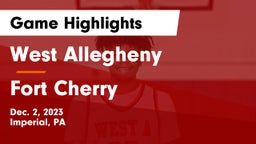 West Allegheny  vs Fort Cherry  Game Highlights - Dec. 2, 2023