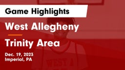 West Allegheny  vs Trinity Area  Game Highlights - Dec. 19, 2023