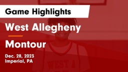 West Allegheny  vs Montour  Game Highlights - Dec. 28, 2023