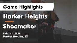 Harker Heights  vs Shoemaker  Game Highlights - Feb. 11, 2020