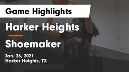 Harker Heights  vs Shoemaker  Game Highlights - Jan. 26, 2021