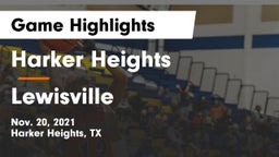 Harker Heights  vs Lewisville  Game Highlights - Nov. 20, 2021