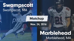 Matchup: Swampscott High vs. Marblehead  2016